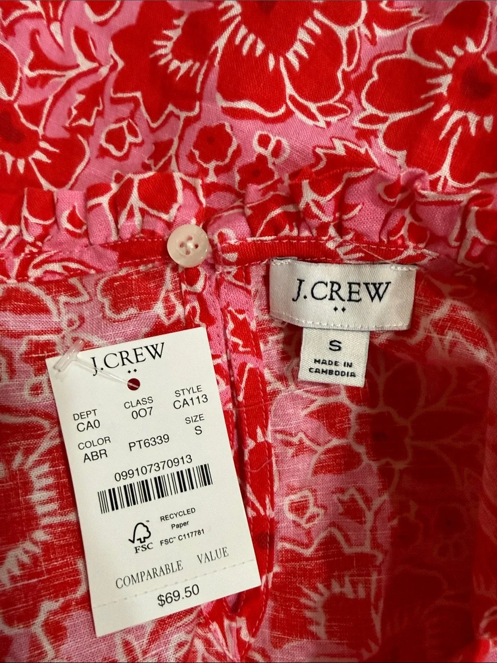 J. Crew crew sleeveless